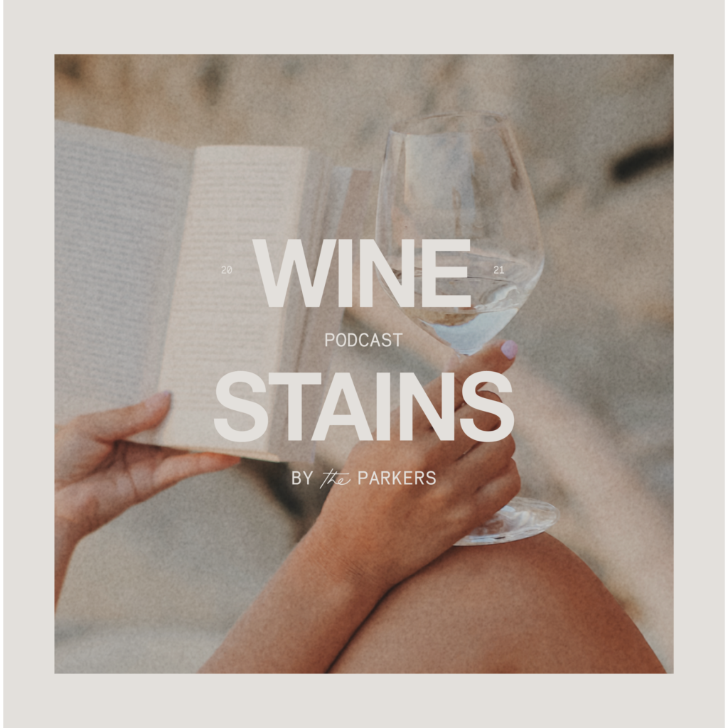 Wine Stains Podcast Branding - kaitlynhparker.com - winestainspod.com