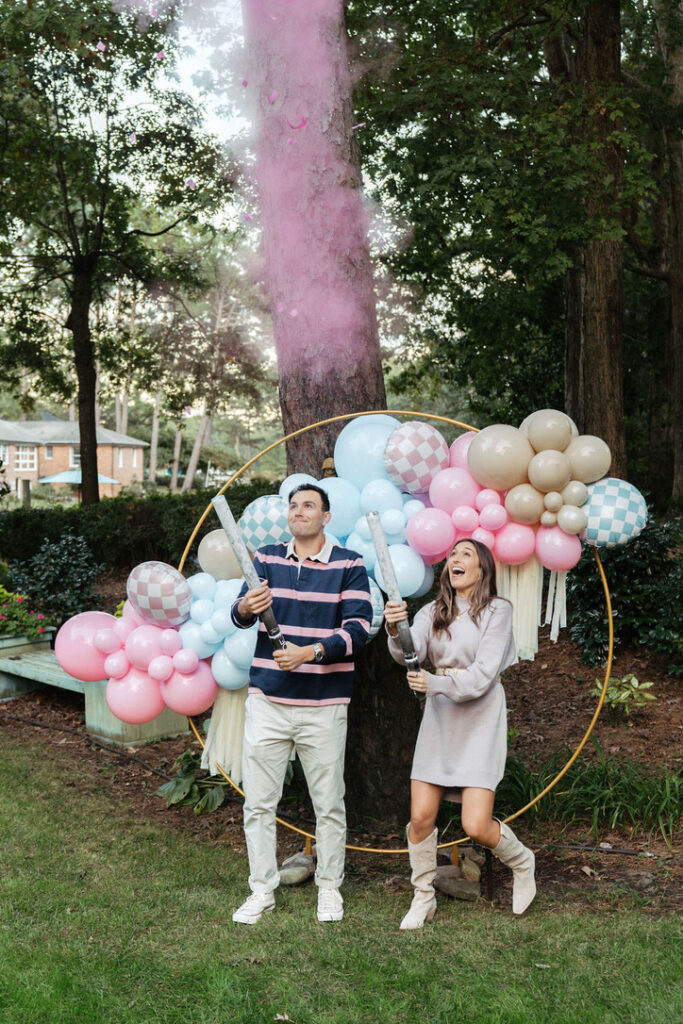 We're Expecting! Beach Maternity + Gender Reveal Photos and Maternity Faves